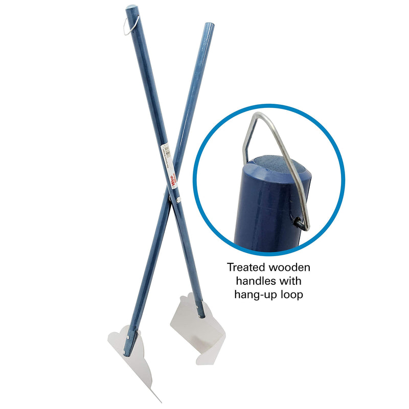 Four Paws Wee-Wee Pooper Scoopers for Dogs l Outdoor Rake l Spade & Pan l Pooper Scooper Set Spade Scooper 5.25" x 7" x 33.5" - PawsPlanet Australia