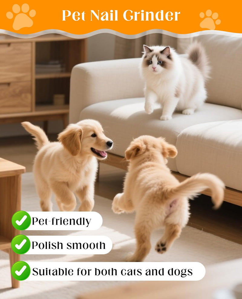 Dog Nail File, 2PCS Wooden Gentle Easy Grip Pet Nail Filer Board for Cat Dog - PawsPlanet Australia