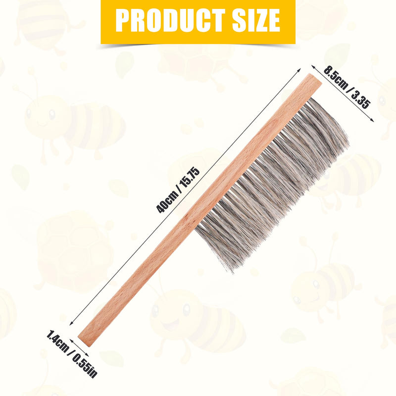 Beekeeping Brush for Beekeepers, Soft Bristles Cleaning Brush with Ergonomic Wooden Handle - Gentle Cleaning Tool for Durable Use, Bee Hive Supplies Beekeeping Equipment for Bee Keepers - PawsPlanet Australia