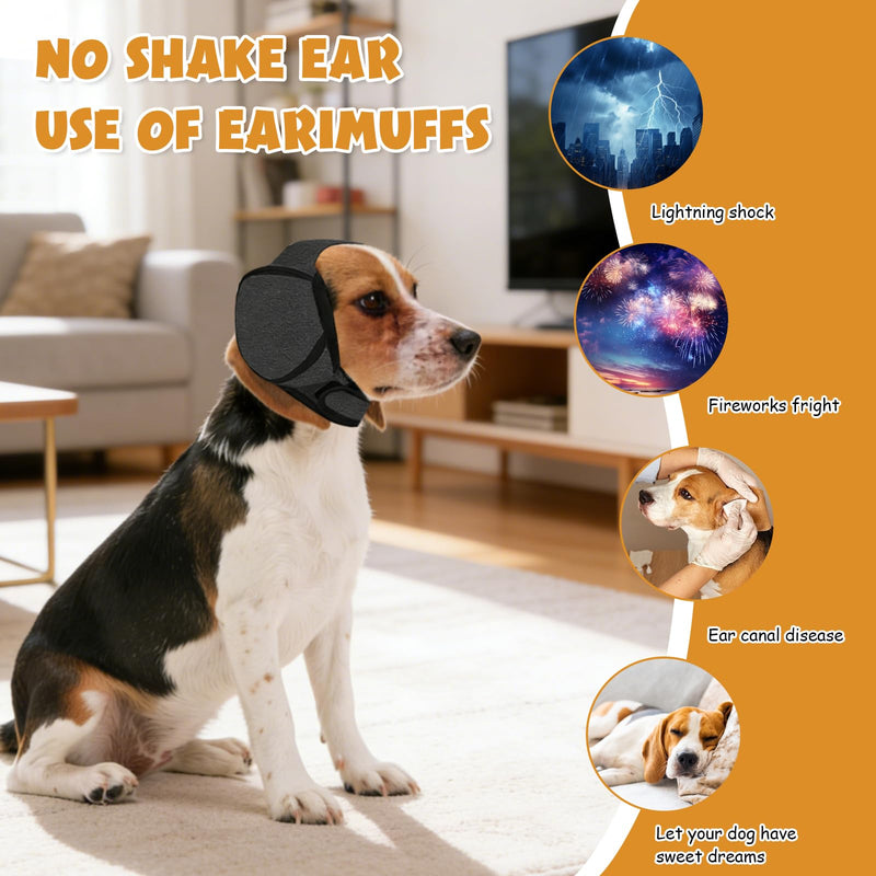 Ear Protection Dog Hearing Protection Dog Earmuffs with Noise Canceling Protect Your Dog's Ears from Dust and Insects