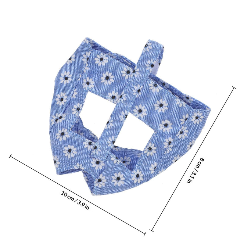 OUNONA Cat Muzzle, Bite-Resistant, Size S, Made of Fabric with Practical Closure and Breathable, for Grooming and Bathing Cats