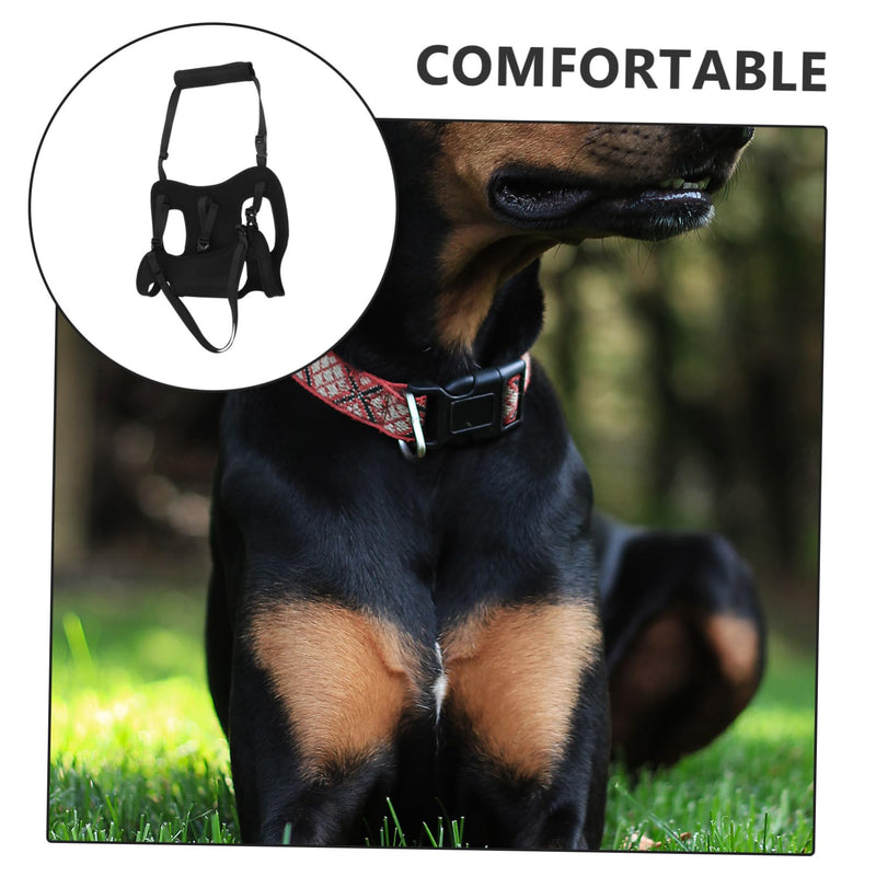 TOYANDONA Adjustable Dog Harness with Supportive Carrying Strap Robust Dog Carrier Bag for Large, Older, and Injured Dogs for Safe Rehabilitation and Comfortable