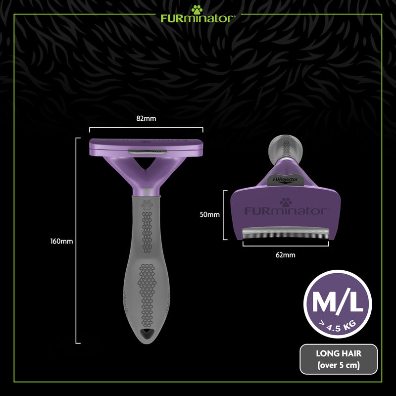 FURminator Undercoat deShedding Tool Cat M/L - Long hair