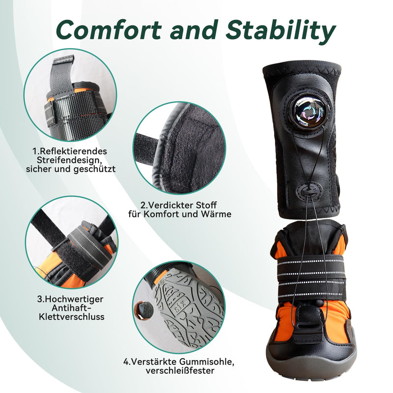 Correction Aid for Dogs Joints Shoes Orthosis Foot Lifter for Dogs Corrective Walking Aid for Foot Problems Secure Toe Lifter Improves Gait & Running L gray