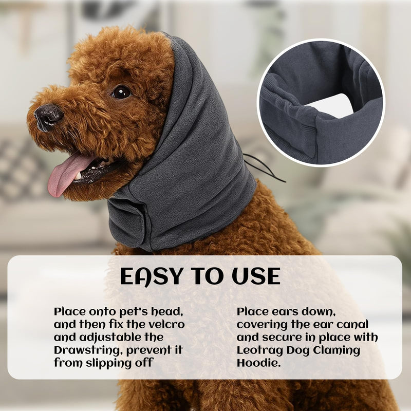 Dog Ear Defenders, Dog Ear Muffs Noise Protection, Anxiety Relief Protector, Winter Neck Warm Ski Mask