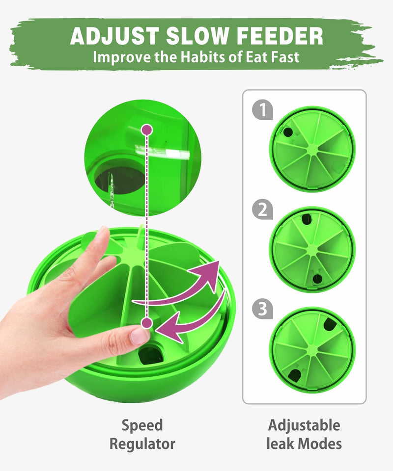 Dog Treat Toy - Interactive Dog Toys for Boredom Busy, Enrichment Toys for Dogs Mental Stimulation & Mentally Stimulating （Green） - PawsPlanet Australia