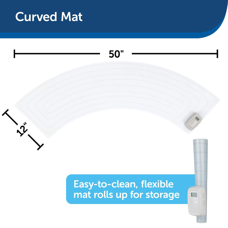 PetSafe ScatMat Indoor Training Mat, 7 Correction Modes, Protect Your Furniture, Training Tool for Dogs and Cats, Curved Size Mat (50 in X 12 in) - Pet Proof Around Areas - Battery-Operated Mat - PawsPlanet Australia