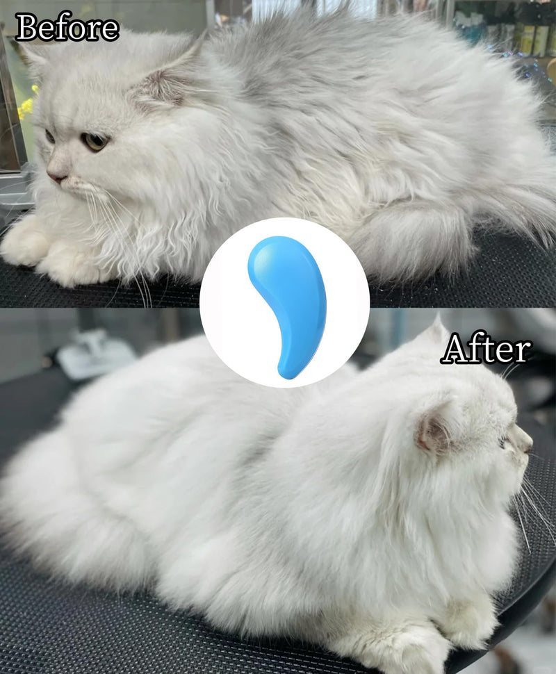 Cat Brush for Shedding - Perfect Cat Grooming Brush for Long-Haired Cats | Deshedding & Hair Remover Brush for Indoor Cats | Pet Brush for Cats - PawsPlanet Australia