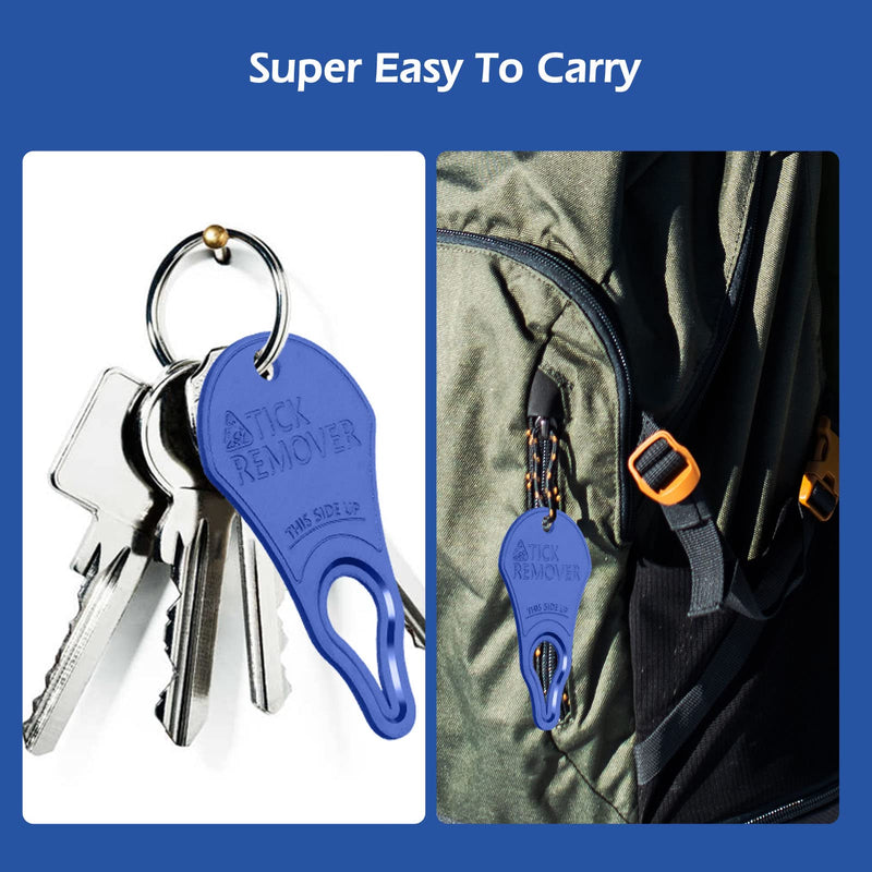 3 Pack Tick Remover Tool for Pets and Humans, Portable Tick Removal, Safe and Fast, Essential and Emergency Tool for Outdoor Activities, Effective and Painless - PawsPlanet Australia