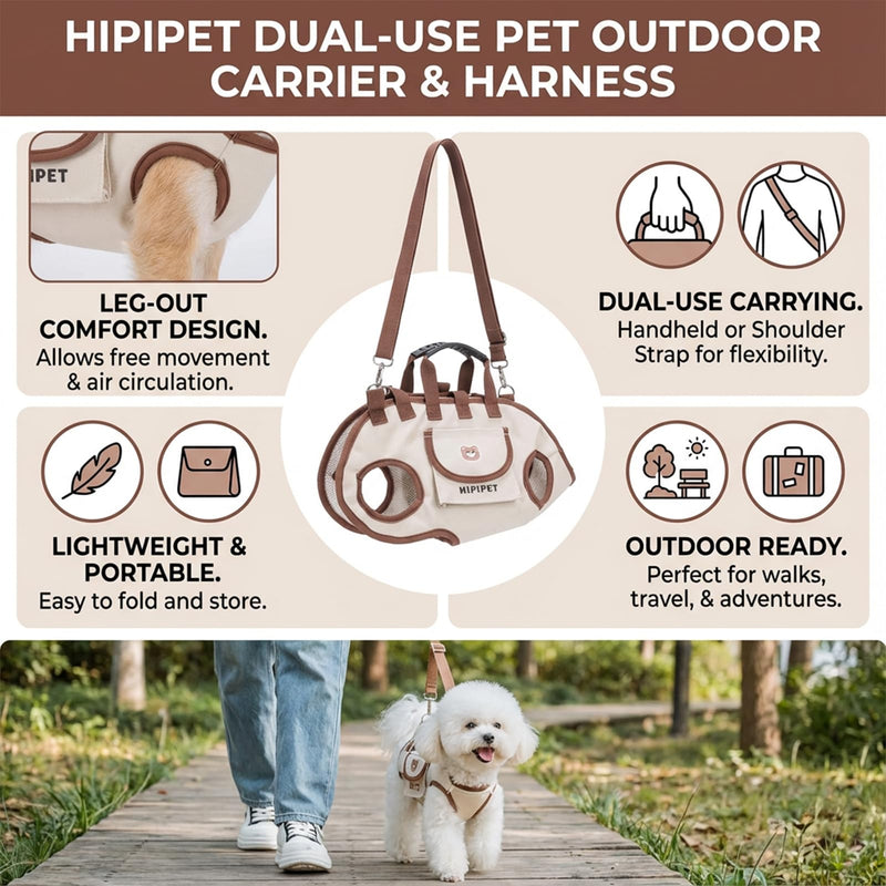 Denash Dog Lift Harness for Puppy,Dog Carry Sling with Adjustable Strap,Pet Support & Rehabilitation Sling Lift for Loss of Stability Dogs Walk(S Size) S size - PawsPlanet Australia