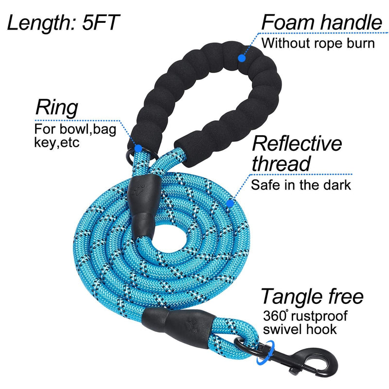 Dog Harness Step-in Breathable Puppy Cat Dog Vest Harnesses for Small Medium Dogs Blue M (Chest 13.5''-16.5'', Weight 10-15 lb) - PawsPlanet Australia