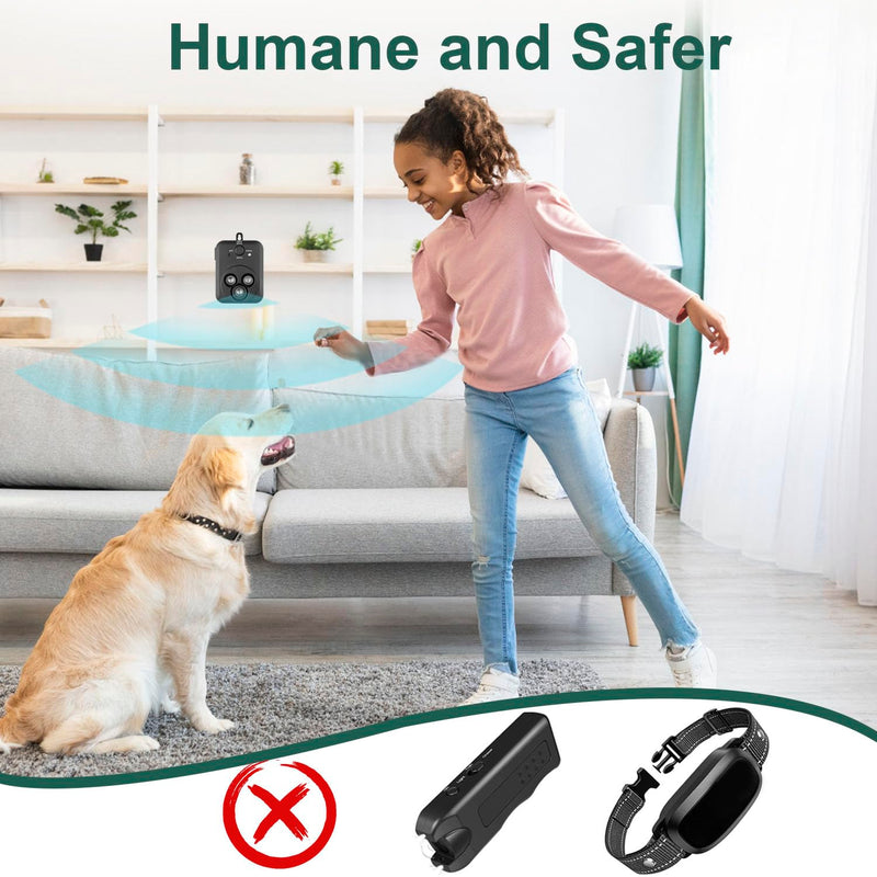 Anti Barking Device, Auto Dog Barking Control Devices with 3 Modes, Rechargeable Ultrasonic Bark Box Dog Barking Deterrent Devices, Effective Stop Barking Dog Devices Safe for Indoor Outdoor Dogs - PawsPlanet Australia