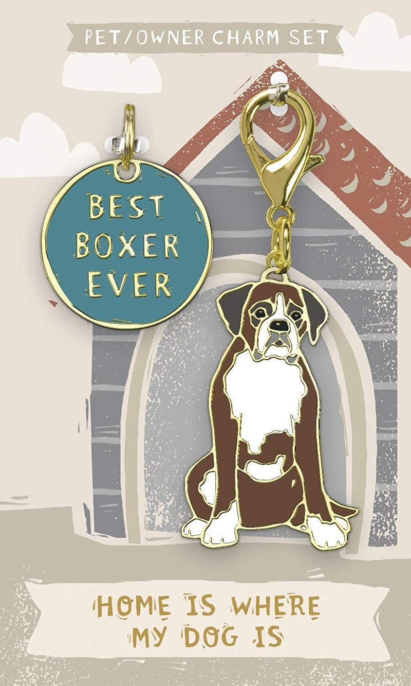Primitives by Kathy Dog Collar Charm Set - Boxer - PawsPlanet Australia