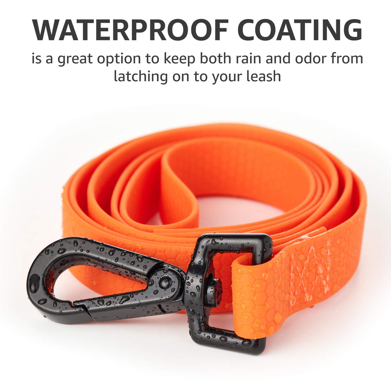 Heavy Duty Dog Leash 4 & 6 FT with Comfortable Handle Lightweight Waterproof Lead with Durable Clip Strong PVC Coating for Small Medium Large Dogs (4 ft Regular) - PawsPlanet Australia
