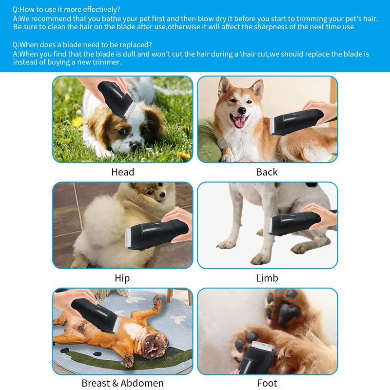 3 Pack 10# Detachable Pet Dog Grooming Ceramic Blades,Compatible with Andis,Oster A5,Wahl KM-10 Series,Size #10 Blade 1/16-Inch 1.5MM Cut Length 3pc 10:1/16''(1.5mm) - PawsPlanet Australia