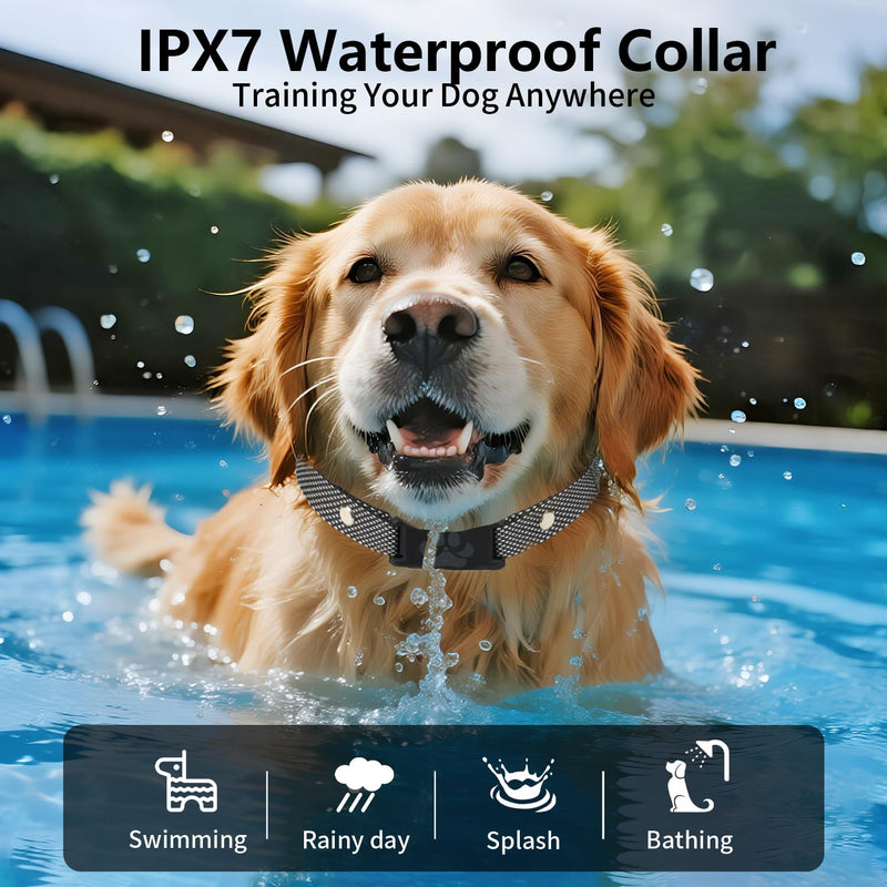 Wireless Dog Fence & Training System for 2 Dogs – Covers up to 3300 ft Range, Adjustable Beep/Vibration/Static Modes, IPX7 Waterproof Collars, Independent Channel Design, Quick No-Dig Installation 2 Pack