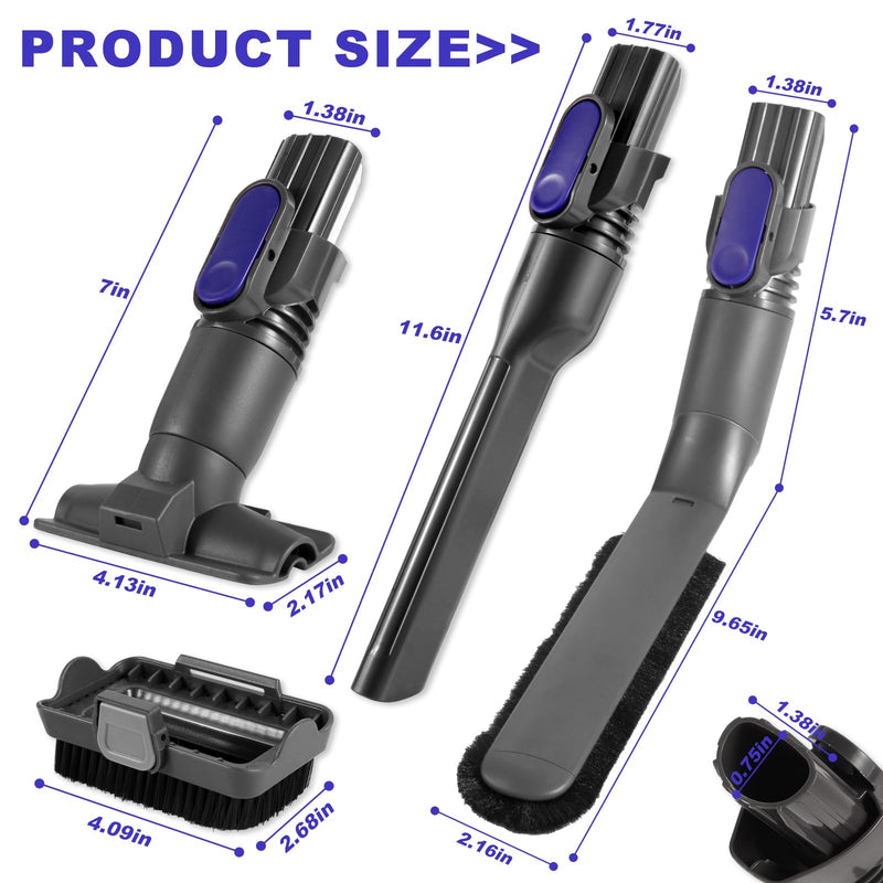 IX141 Vacuum Crevice Tool Brush Replacement Parts Compatible with Shark Pet Cordless Stick IZ162H IZ361H IX140 IX141 IZ140 IZ142 UZ145 Removable Two-in-one Tool Brush Attachments for D-Shaped Vacuum - PawsPlanet Australia