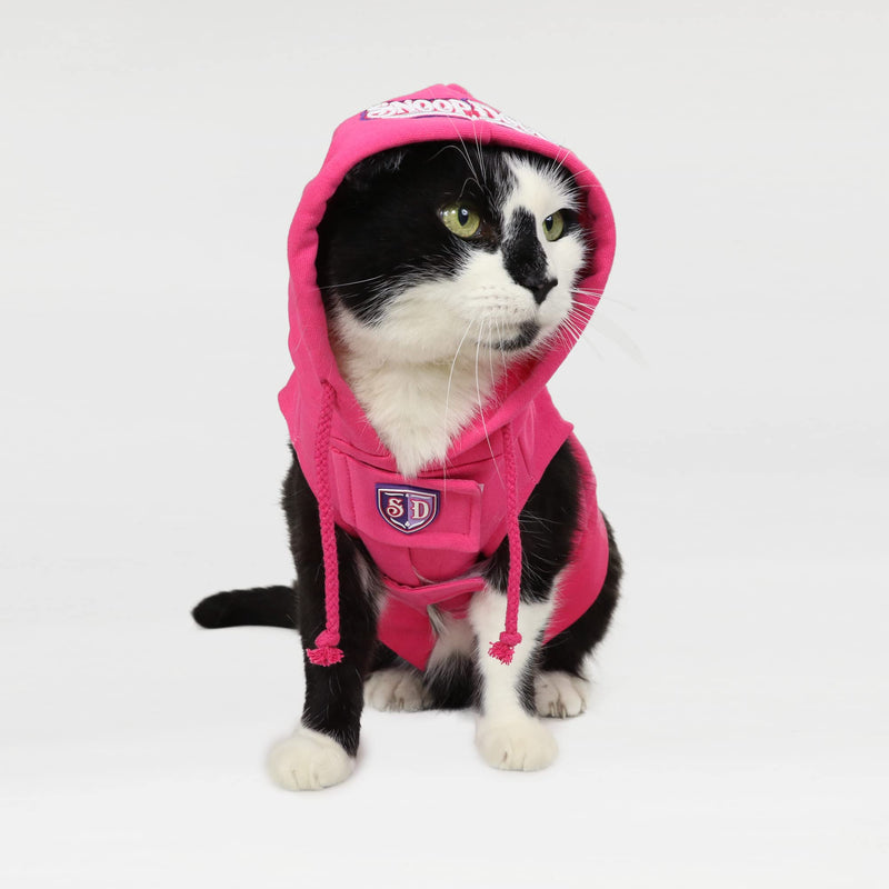 Snoop Doggie Doggs Deluxe Pet Hoodie, Boss Lady, Medium Medium (Up to 25 lbs.) - PawsPlanet Australia