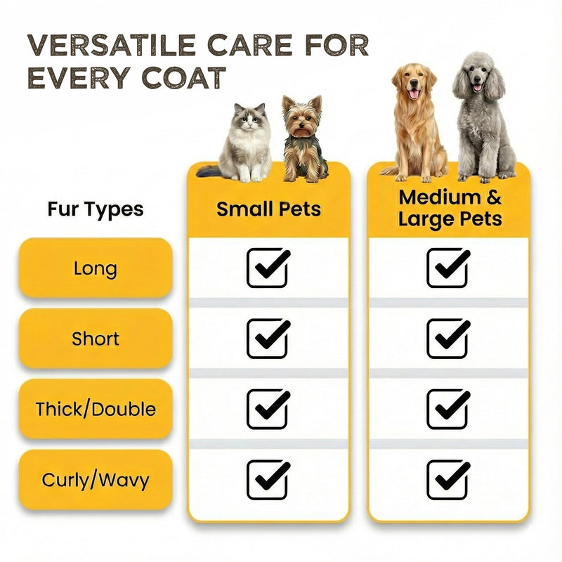 Deshedding Dog Brush for Shedding – Self Clean Cat Brush Deshedding & Grooming Tool for Long Haired and Short Haired Dogs, Slicker Brushes for Dogs, Skin-Friendly, Retractable Bristles, Easy to Clean Blue - PawsPlanet Australia