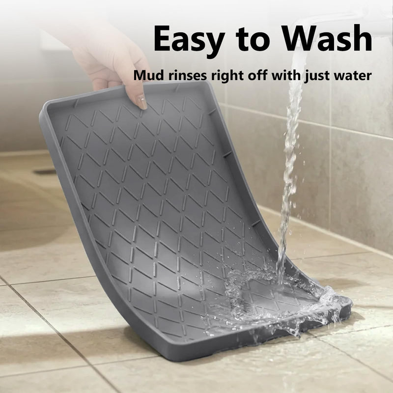 Mateeylife Under Sink Mats for Kitchen Waterproof 34"X22", Undersink Protectors，Silicone Mat Cabinet Liner, Under Sink Organizer for Bathroom and Kitchen，Boot Tray Pet Food Mat, Dark Grey 22''W x 34''L - PawsPlanet Australia