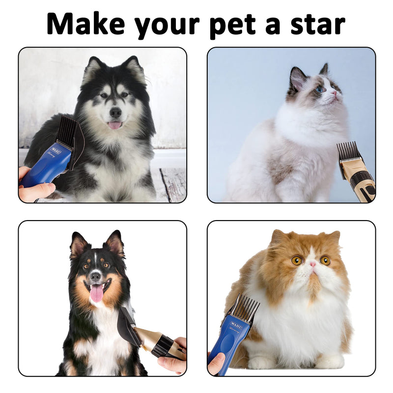 CR8GR8 Dog Grooming Clippers Hair Clipper Combs Guides Low Noise Professional Pet Attachments Replacement Guards 25mm(New) A:25mm S - PawsPlanet Australia