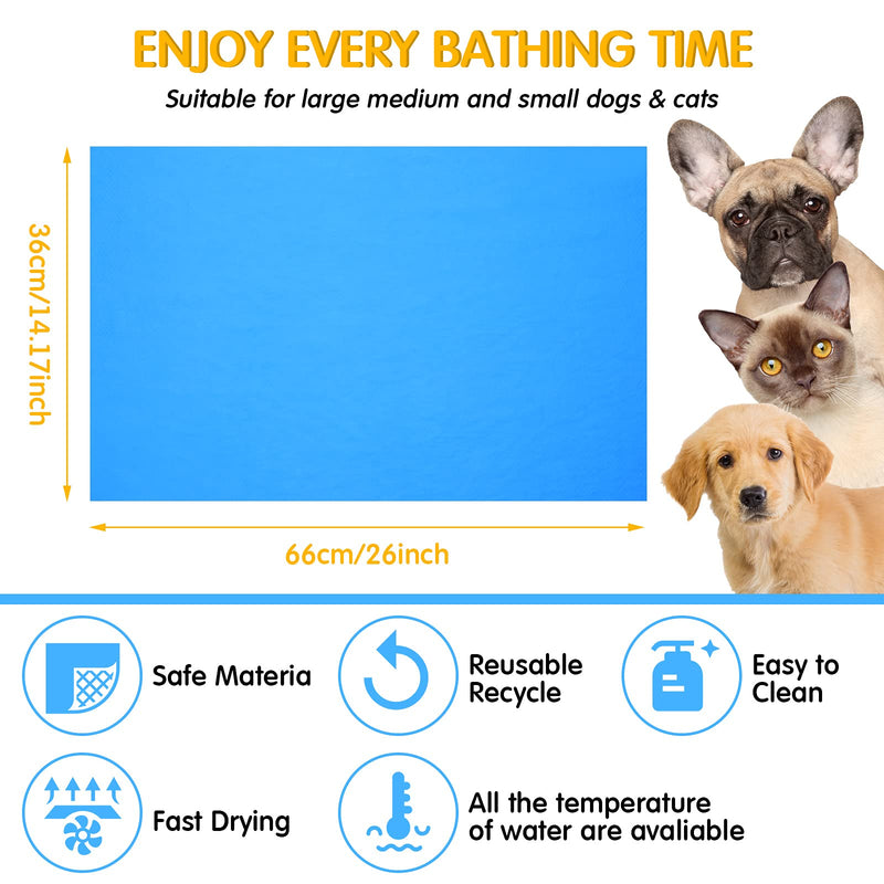 Tatuo 3 Pieces Pet Absorbent Towel Dog Bath Towel 25.2 x 16.34 Inch Dog Quick Drying Towel Pet Shower Towel Cat Grooming Towel Machine Washable Suitable for Any Size Pets Dogs Cats - PawsPlanet Australia