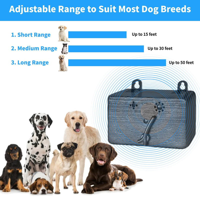 Dog Barking Deterrent Devices, Anti Barking Device for Dogs, Ultrasonic Dog Bark Deterrent, 3 Modes Bark Box, Barks no More Dog Training Device for All Dogs Outdoor Indoor