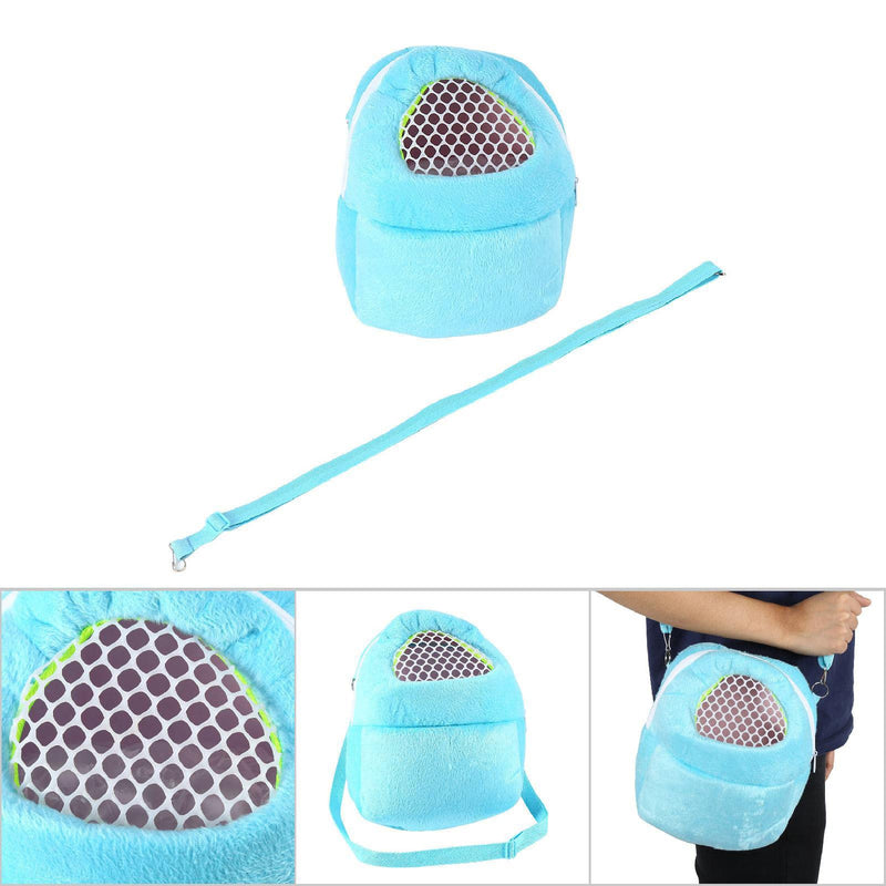 Tbest Hedgehog Pet Carrier Bag, Hedgehog Hamster Rat Pet Sling Carrier Backpack Hedgehog Chinchilla Ferret Slee Outdoor Traveling Bag Handbags Backpack (Blue) Guinea Pig Clothes ferret accessories fe Blue - PawsPlanet Australia