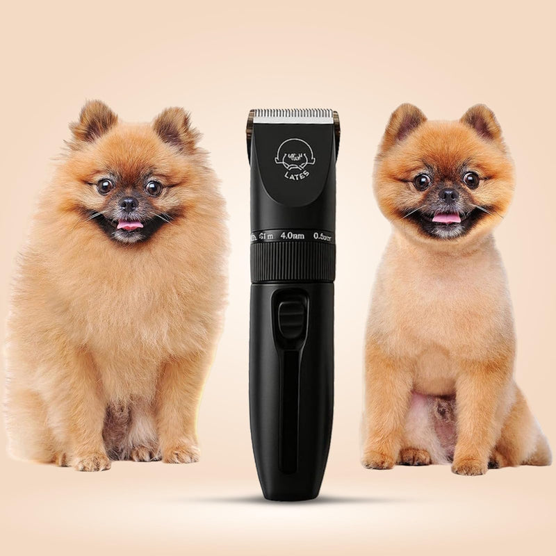 Pet Grooming Kit, Ceramic Blades, Easy and Comfortable Grooming, All-in-One Dog Clippers for Grooming, Easy to Maintain, Versatile, LED Display, Long Lasting Battery, Precision Cutting - PawsPlanet Australia