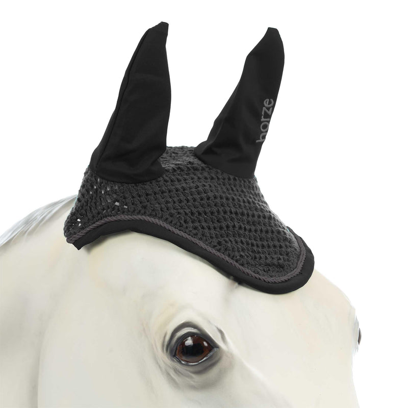 Horze Pegasus Pony Ear Net - Caviar - Pony