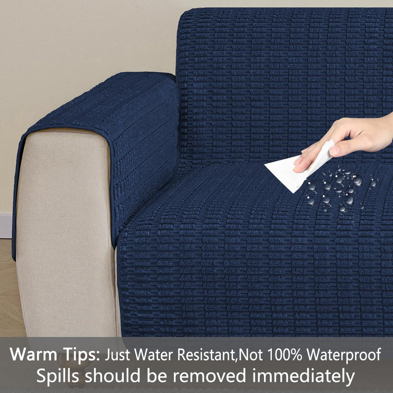 Muamar Dog Bed Cover Sofa Protector,Anti Slip Waterproof Sofa Covers for Living Room Couch Covers,Sofa Mat,Seat Cover,Dog Mat,Pet Pad for Furniture 1 Piece (30x70 inch, Dark Blue) 30x70 inch - PawsPlanet Australia