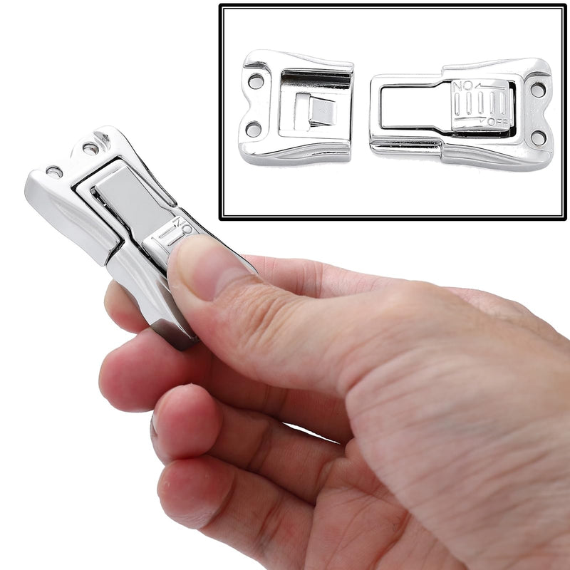 MOZETO Quick-Release Buckle for Prong Collar, Stainless Steel Metal Buckle for 2.25mm 3.0mm 3.2mm 4.0mm Pinch Collar - PawsPlanet Australia