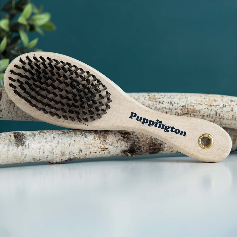 Puppington 2-in-1 Dog Grooming and Deshedding Brush for Small and Large Dogs - Dog Brush for Shedding Short Haired and Long Haired Dogs - PawsPlanet Australia