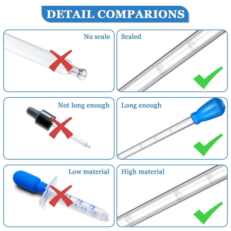 2 Pieces Aquarium Coral Feeder with 2 Pieces Stainless Steel Feeding Long Tweezers Syringe Spot Coral Feeder Reptile Feeding Tools for Aquatic Plant Reef Anemones Lionfish (Blue, Black) Blue, Black