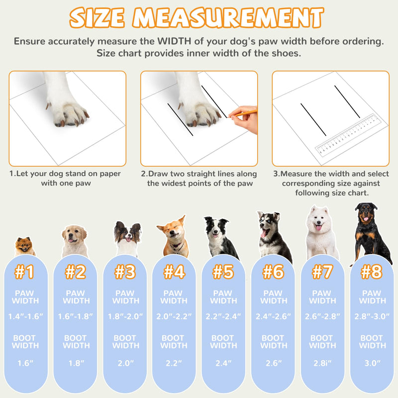 Dog Shoes for Large Small Medium Dogs, Dog Snow Boots Winter, Dog Booties and Paw Protectors to Prevent Licking, Anti-Slip Dog Shoes with Reflective for Hot Pavement,Hardwood Floors, Hiking (Size 1) Thin wool-Black Size 1 (For Width 1.4"-1.6")