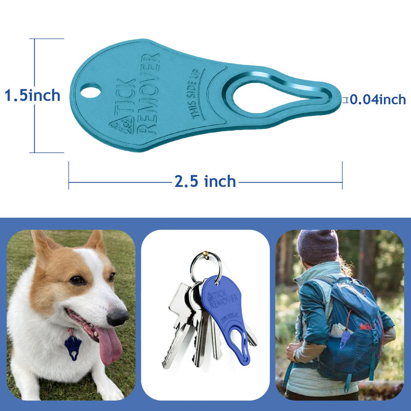3 Pack Tick Remover Tool Portable, Tick Removal for Pet and Humans, Safe and Reliable, Pain-Free, Essential Tools for Outdoor Activities - PawsPlanet Australia
