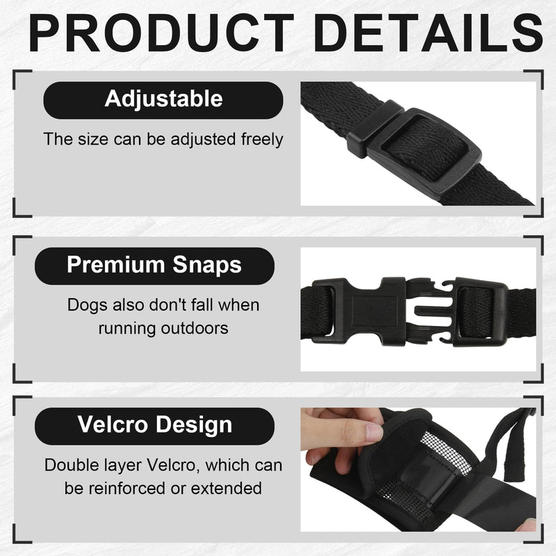 Dog Muzzle for Large Dogs – Soft Air Mesh Muzzle for Medium Sized Dog, Anti Biting Barking Chewing, Breathable Drinkable Adjustable, Ideal for Walking Grooming Vet Visits Training, Size L - PawsPlanet Australia