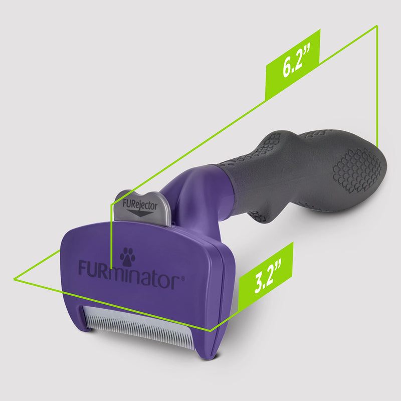 FURminator® deShedding Tool For Medium/Large Cats, Long Hair, Removes Loose Hair From Shedding Large