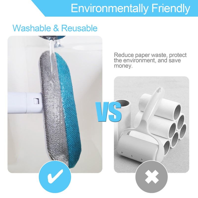 Pet Hair Removal Tool, Dog and Cat Hair Remover for Couch Carpet Furniture, 4 in 1 Multifunctional Pet Hair Removal Broom, Cleaning Brush for Window Tile, Reusable Washable, 1 Piece - PawsPlanet Australia