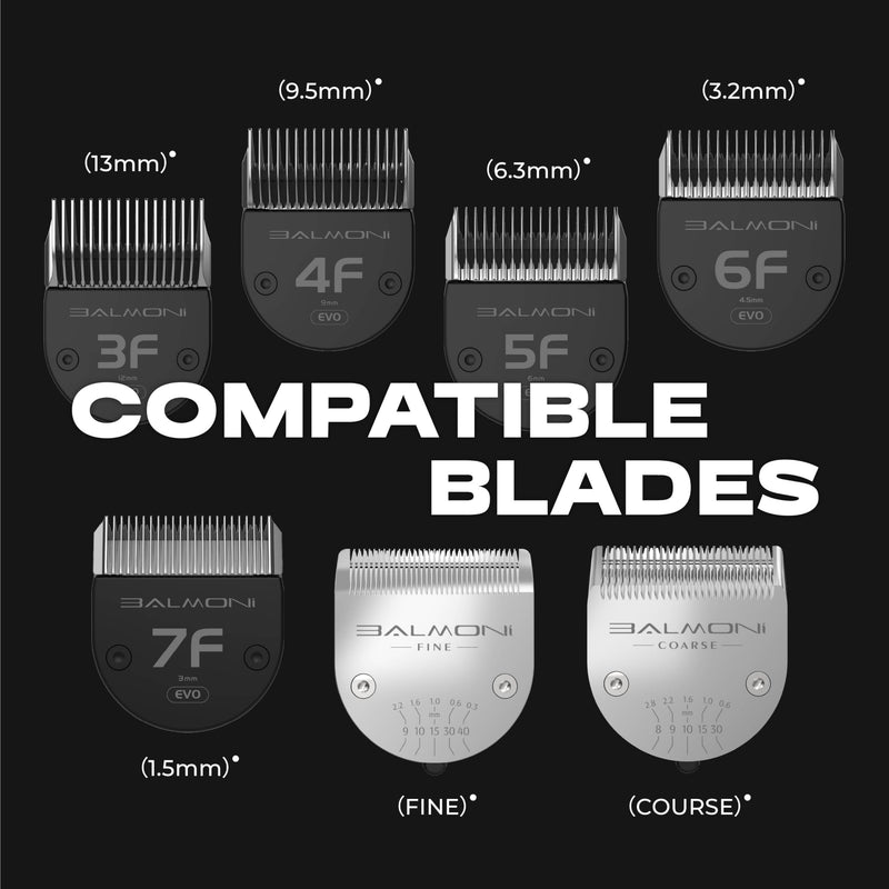 Professional Coarse 5-in-1 Standard Clipper Blade (2-Pack) for 580 Series – Adjustable 0.6–2.8mm Detachable Metal Blade, Compatible with Wahl Bravura/Arco/Figura, Supports Steel Attachment Combs - PawsPlanet Australia
