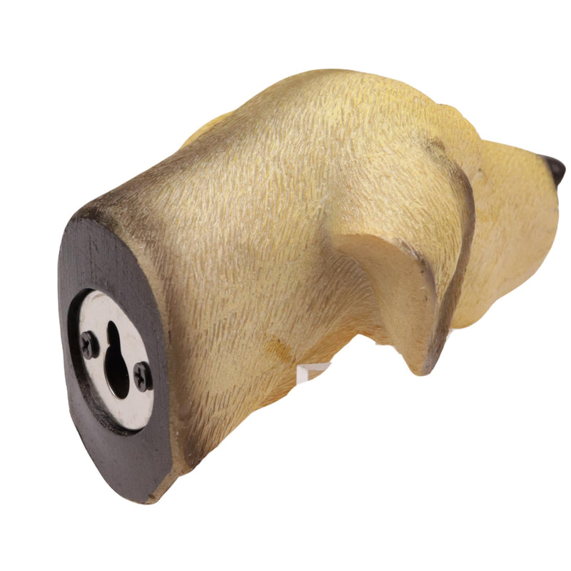 Yellow Lab Dog Leash Holder, Wall Mount, 4 x 2 x 3 Inches - PawsPlanet Australia