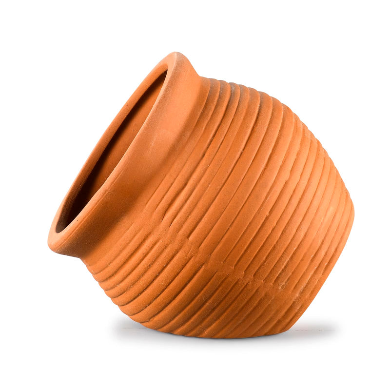 Aquarium Ceramic Jar Decor 2Pcs Fish Tank Hideaway Beta Hide Out Cave Coral Hiding Place for Freshwater and Saltwater - PawsPlanet Australia