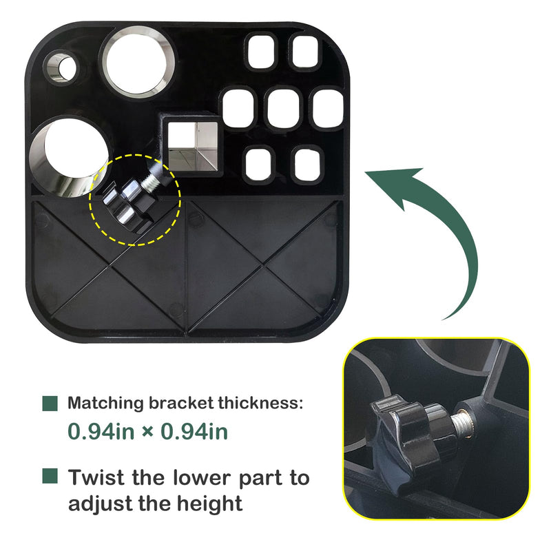 Portable pet Grooming Tools Holder for Dog Grooming Table and arm Accessories, Pet Hairdressing Scissors Clips Brushes Organizer for Pet Shop - PawsPlanet Australia