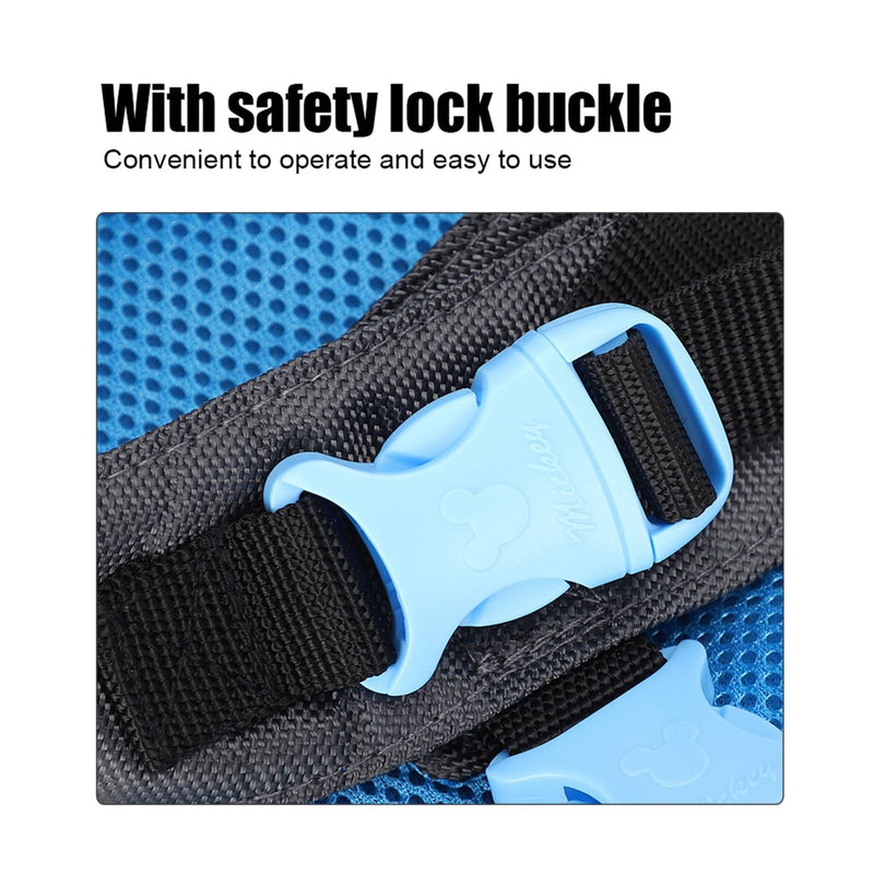 Jeanoko Oxford Cloth Anti-Scratch Indoor Pet Injuries Protection Bag Paralyzed Dog Drag Pouch with Safety Lock Buckle(M) - PawsPlanet Australia