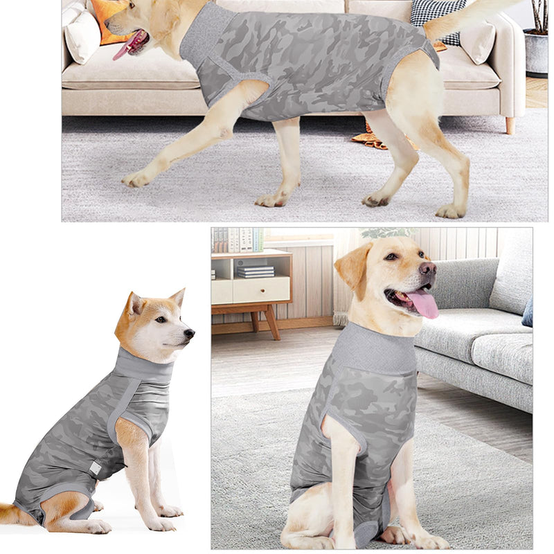 Machine Washable Dog Surgical Suit for Abdominal Wound Care Stops Licking Comfort and Easy Movement Ensures Dog Restoration