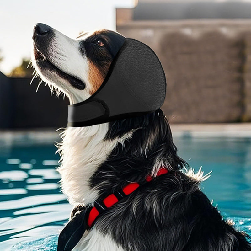 1 Piece Of Dog Earmuffs And 4 Socks, Waterproof And Anti-Fright, Pet Swimming And Bathing Headgear, Safety Protection Accessories.