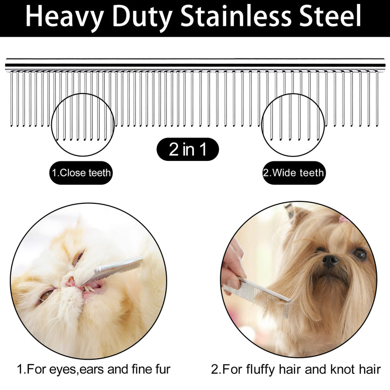 Dog Scissors for Grooming with Safety Round Tip,Dog Grooming Kit,Dog Shears Set,Incude Thinning,Curved Grooming Scissors and Comb for Pets.Suitable for The Right Hand Blue 3 in 1 - PawsPlanet Australia