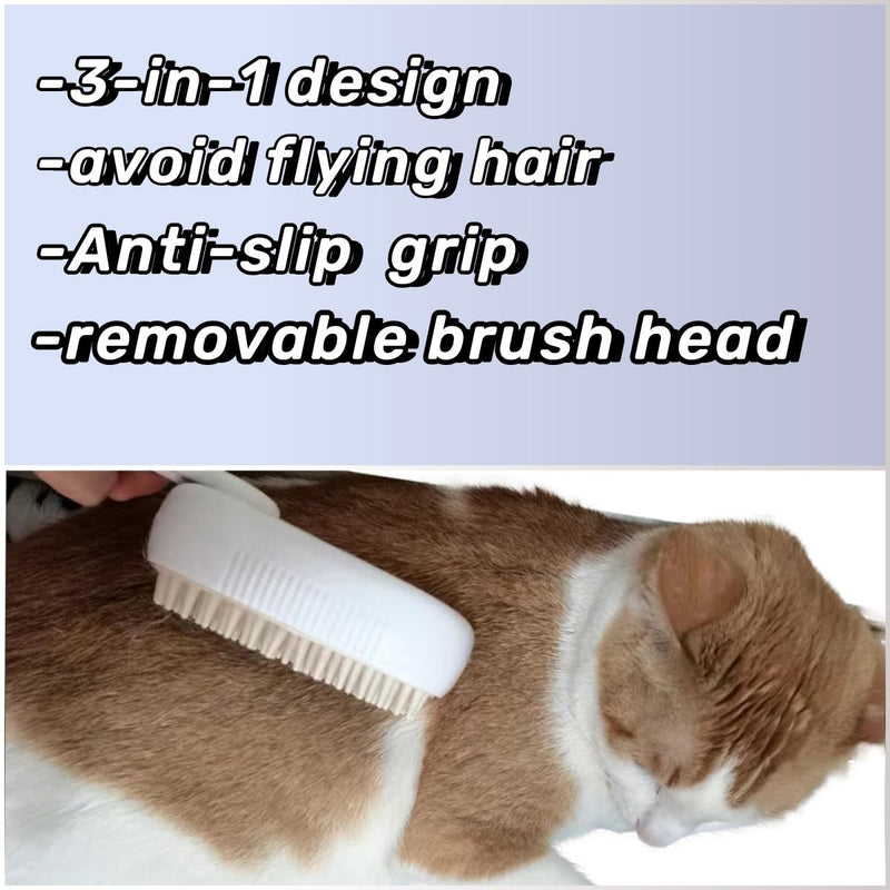 Dog Steamy Brush - Pet Hair Removal Brush for Dogs, Cats, Horses, Rabbits & Other Animals - PawsPlanet Australia