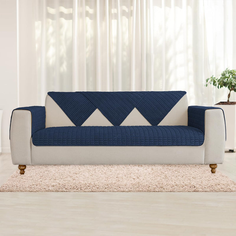 Muamar Dog Bed Cover Sofa Protector,Anti Slip Waterproof Sofa Covers for Living Room Couch Covers,Sofa Mat,Seat Cover,Dog Mat,Pet Pad for Furniture 1 Piece (30x70 inch, Dark Blue) 30x70 inch - PawsPlanet Australia
