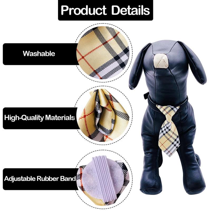 30pcs Dog Neckties Dog Collar Ties Adjustable Pet Neck Tie for Small Medium Puppy Cat Kitten Party Festival Birthday Gift Valentine's Holiday Wedding Assorted Grooming Supplies Accessories Dog neckties B 30pcs - PawsPlanet Australia